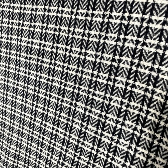 Vintage Sterling Stall Sport Black White Plaid Virgin Wool Oversized Blazer M - Picture 8 of 16